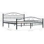 Estructura de cama de acero negro 200x200 cm de vidaXL, Camas y somieres - Ref: Foro24-285291, Precio: 169,96 €, Descuento: %