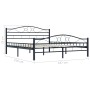 Black steel bed frame 160x200 cm by vidaXL, Beds and slatted bases - Ref: Foro24-285289, Price: 171,22 €, Discount: %