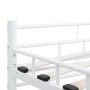 White metal bed frame 120x200 cm by vidaXL, Beds and slatted bases - Ref: Foro24-285297, Price: 99,74 €, Discount: %