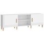 TV stand made of glossy white plywood 150x30x50 cm by vidaXL, TV Furniture - Ref: Foro24-812624, Price: 104,98 €, Discount: %