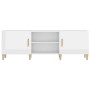 TV stand made of glossy white plywood 150x30x50 cm by vidaXL, TV Furniture - Ref: Foro24-812624, Price: 104,98 €, Discount: %