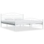 White metal bed frame 180x200 cm by vidaXL, Beds and slatted bases - Ref: Foro24-285305, Price: 143,99 €, Discount: %