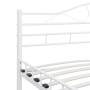 White metal bed frame 180x200 cm by vidaXL, Beds and slatted bases - Ref: Foro24-285305, Price: 143,99 €, Discount: %