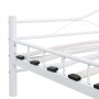 White metal bed frame 180x200 cm by vidaXL, Beds and slatted bases - Ref: Foro24-285305, Price: 143,99 €, Discount: %