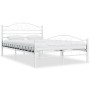 Estructura de cama metal blanco 120x200 cm de vidaXL, Camas y somieres - Ref: Foro24-285302, Precio: 131,77 €, Descuento: %