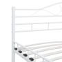 Estructura de cama metal blanco 120x200 cm de vidaXL, Camas y somieres - Ref: Foro24-285302, Precio: 131,77 €, Descuento: %