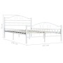 Estructura de cama metal blanco 120x200 cm de vidaXL, Camas y somieres - Ref: Foro24-285302, Precio: 131,77 €, Descuento: %