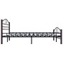 Black metal bed frame 200x200 cm by vidaXL, Beds and slatted bases - Ref: Foro24-285296, Price: 157,78 €, Discount: %