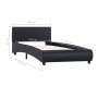 Estructura de cama de cuero sintético negro 100x200 cm de vidaXL, Camas y somieres - Ref: Foro24-285451, Precio: 176,99 €, De...