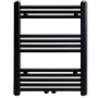 Black straight bathroom towel radiator 600 x 764 mm by vidaXL, Radiators - Ref: Foro24-141906, Price: 80,34 €, Discount: %