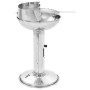 Barbacoa de carbón con pedestal de acero inoxidable de vidaXL, Barbacoas - Ref: Foro24-47853, Precio: 80,59 €, Descuento: %