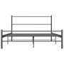 Graues Metallbettgestell 160x200 cm von vidaXL, Betten und Lattenroste - Ref: Foro24-286495, Preis: 109,26 €, Rabatt: %