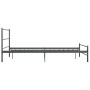 Estructura de cama de metal gris 160x200 cm de vidaXL, Camas y somieres - Ref: Foro24-286495, Precio: 109,26 €, Descuento: %