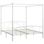 White metal canopy bed frame 180x200 cm by vidaXL, Beds and slatted bases - Ref: Foro24-284431, Price: 199,88 €, Discount: %