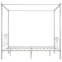 White metal canopy bed frame 180x200 cm by vidaXL, Beds and slatted bases - Ref: Foro24-284431, Price: 199,88 €, Discount: %