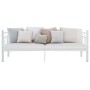 Estructura de cama de metal blanco 90x200 cm de vidaXL, Camas y somieres - Ref: Foro24-286136, Precio: 99,26 €, Descuento: %