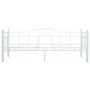 Estructura de cama de metal blanco 90x200 cm de vidaXL, Camas y somieres - Ref: Foro24-286136, Precio: 99,26 €, Descuento: %