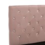 Estructura de cama de terciopelo rosa 90x200 cm de vidaXL, Camas y somieres - Ref: Foro24-286823, Precio: 246,99 €, Descuento: %