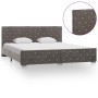 Gray velvet bed frame 180x200 cm by vidaXL, Beds and slatted bases - Ref: Foro24-286834, Price: 322,99 €, Discount: %