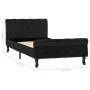 Black velvet bed frame 90x200 cm by vidaXL, Beds and slatted bases - Ref: Foro24-288550, Price: 291,22 €, Discount: %