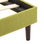 Bed frame with LED green fabric 140x200 cm by vidaXL, Beds and slatted bases - Ref: Foro24-286904, Price: 173,99 €, Discount: %