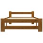 Estructura de cama madera maciza pino marrón miel 90x200 cm de vidaXL, Camas y somieres - Ref: Foro24-322005, Precio: 94,68 €...