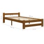 Estructura de cama madera maciza pino marrón miel 90x200 cm de vidaXL, Camas y somieres - Ref: Foro24-322005, Precio: 94,68 €...