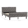 Estructura de cama de terciopelo gris 120x200 cm de vidaXL, Camas y somieres - Ref: Foro24-288559, Precio: 325,27 €, Descuent...