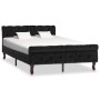 Estructura de cama de terciopelo negro 120x200 cm de vidaXL, Camas y somieres - Ref: Foro24-288552, Precio: 324,68 €, Descuen...