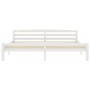 Estructura de cama de madera maciza de pino blanca 180x200 cm de vidaXL, Camas y somieres - Ref: Foro24-322073, Precio: 142,9...