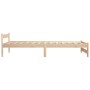 Estructura de cama de madera maciza de pino 100x200 cm de vidaXL, Camas y somieres - Ref: Foro24-321992, Precio: 79,81 €, Des...