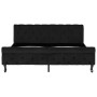 Estructura de cama de terciopelo negro 160x200 cm de vidaXL, Camas y somieres - Ref: Foro24-288554, Precio: 364,65 €, Descuen...