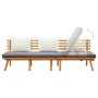 Garden sofa solid acacia wood 200x65 cm by vidaXL, Beds and slatted bases - Ref: Foro24-316263, Price: 303,24 €, Discount: %