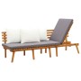 Garden sofa solid acacia wood 200x65 cm by vidaXL, Beds and slatted bases - Ref: Foro24-316263, Price: 303,24 €, Discount: %