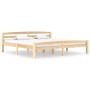 Estructura de cama de madera maciza de pino 180x200 cm de vidaXL, Camas y somieres - Ref: Foro24-322066, Precio: 162,60 €, De...