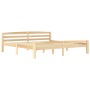 Solid pine wood bed frame 180x200 cm by vidaXL, Beds and slatted bases - Ref: Foro24-322066, Price: 162,60 €, Discount: %