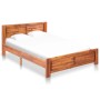 Estructura de cama de madera maciza de acacia 120x200 cm de vidaXL, Camas y somieres - Ref: Foro24-288317, Precio: 237,66 €, ...