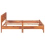 Estructura de cama de madera maciza de acacia 120x200 cm de vidaXL, Camas y somieres - Ref: Foro24-288317, Precio: 237,66 €, ...