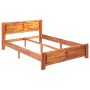 Estructura de cama de madera maciza de acacia 140x200 cm de vidaXL, Camas y somieres - Ref: Foro24-288318, Precio: 227,81 €, ...