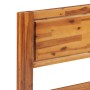 Estructura de cama de madera maciza de acacia 140x200 cm de vidaXL, Camas y somieres - Ref: Foro24-288318, Precio: 227,81 €, ...