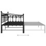 Black metal removable sofa bed frame 90x200 cm by vidaXL, Beds and slatted bases - Ref: Foro24-324758, Price: 171,09 €, Disco...