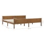 Estructura de cama madera maciza pino marrón miel 200x200 cm de vidaXL, Camas y somieres - Ref: Foro24-322116, Precio: 119,90...