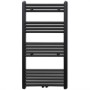 Black straight bathroom towel radiator 600 x 1160 mm by vidaXL, Radiators - Ref: Foro24-141908, Price: 109,94 €, Discount: %