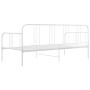 Estructura de sofá cama de metal blanco 90x200 cm de vidaXL, Camas y somieres - Ref: Foro24-324750, Precio: 123,69 €, Descuen...