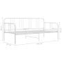 Estructura de sofá cama de metal blanco 90x200 cm de vidaXL, Camas y somieres - Ref: Foro24-324750, Precio: 123,69 €, Descuen...