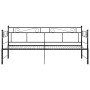 Black metal removable sofa bed frame 90x200 cm by vidaXL, Beds and slatted bases - Ref: Foro24-324770, Price: 162,78 €, Disco...