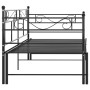 Black metal removable sofa bed frame 90x200 cm by vidaXL, Beds and slatted bases - Ref: Foro24-324770, Price: 162,78 €, Disco...