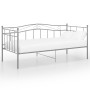 Estructura de sofá cama metal gris 90x200 cm de vidaXL, Camas y somieres - Ref: Foro24-324781, Precio: 129,76 €, Descuento: %