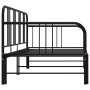 Estructura de sofá cama extraíble metal negro 90x200 cm de vidaXL, Camas y somieres - Ref: Foro24-324752, Precio: 161,00 €, D...