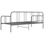 Estructura de sofá cama de metal gris 90x200 cm de vidaXL, Camas y somieres - Ref: Foro24-324751, Precio: 116,22 €, Descuento: %